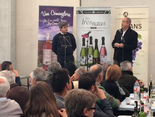 Eix. Festa del Vi jove i l'Oli novell organitzada per Cellers Domenys