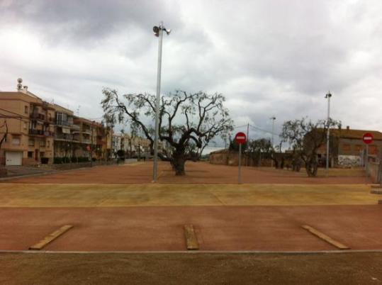Ajuntament de Cunit. Finalitzen les obres de l'aparcament de les Oliveres de Cunit