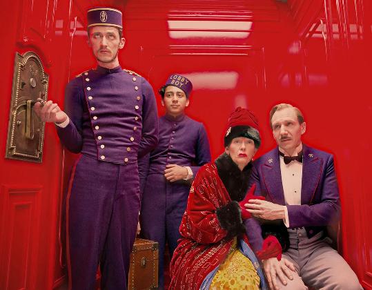Eix. Fotograma de la pel·lícula El gran Hotel Budapest