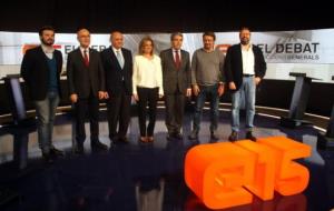 Gabriel Rufián, Josep Antoni Duran i Lleida, Jorge Fernández Díaz, Carme Chacón, Francesc Homs, Xavier Domènech i Juan Carlos Girauta. ACN