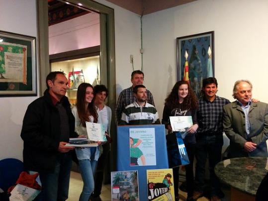 Castellers de Vilafranca. Gemma Miralles, guanyadora del Concurs de Cartells del JOVErd