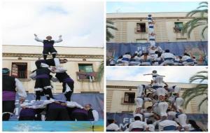 Gran exhibició dels Falcons de Vilanova, amb el grup Tauste