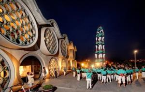 Gran vetllada dels Castellers de Vilafranca al Cava & Hotel Mastinell. Mastinell