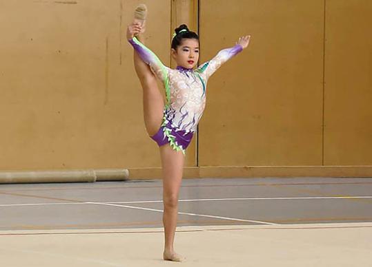 Eix. Helena Vidiella, gimnasta del CRSant Sadurni