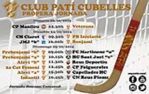 Horaris dels partits del CP Cubelles