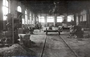 Imatge antiga de la nau del Museu del Ferrocarril de Vilanova