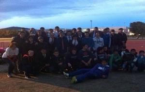 Eix. Imatge corresponent al tercer temps del partit de categoria infantil