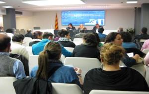 Imatge d'arxiu de la presentació del Pla Integral del Poble Gitano. Generalitat de Catalunya