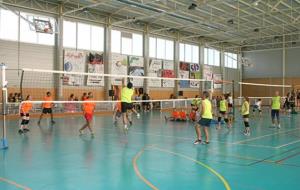 Imatge d'arxiu del torneig de voleibol 4x4 de Sant Martí. Eix