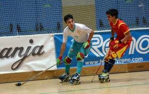 Imatge de la final entre Espanya i Portugal. FEP