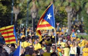 Imatge de la Via Catalana al Penedès. Eix