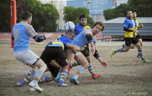 Pedro Guerra. Imatge del partit del sènior masculí