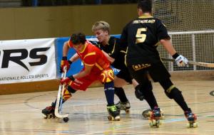 Imatge del partit entre la selecció espanyola i l'alemana. FEP