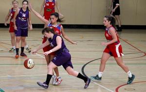 Imatge dels partits de pretemporada del sénior femení del CB Samà