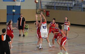 Imatge dels partits de pretemporada del sénior femení del CB Samà