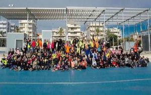 Imatge dels patinadors participants. Eix