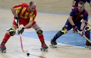 Imatge d’un partit de la passada temporada al Palau Blaugrana. Eix