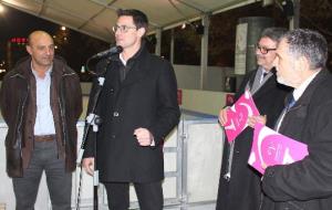 Inauguració de la pista de gel de Vilafranca del Penedès