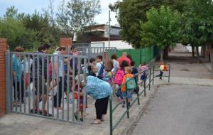 Inici del nou curs a l'escola Miquel Utrillo de Sitges