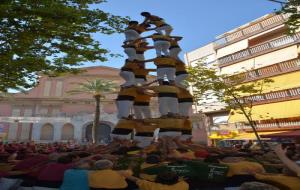 Intent de quatre de vuit dels Bordegasso al Centre Vila