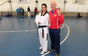 Irene Calvo Aguilar del Club Taekwondo Olímpic El Vendrell