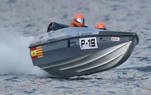 Josep Mª Izquierdo i Sergio Perreira de l'equip de regates del CN Garraf. CN Garraf