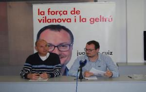 PSC. Josep Maria Raventós i Juan Luís Ruiz
