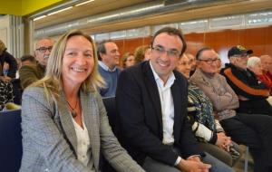 CiU. Josep Rull presenta Montse Carreras com alcaldable de CiU a Cunit