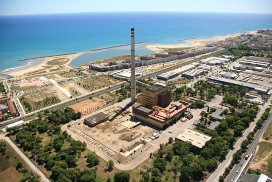 La central tèrmica de Cubelles. Endesa