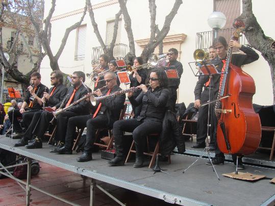 La cobla Catània de Vilafranca. EIX