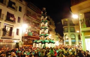 La diada de la de Sitges amb els Castellers de Vilafranca i els de la Vila de Gràcia. Joan Grífols