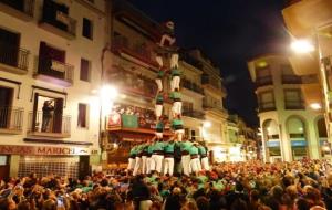 La diada de la de Sitges amb els Castellers de Vilafranca i els de la Vila de Gràcia