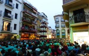 La diada de la de Sitges amb els Castellers de Vilafranca i els de la Vila de Gràcia