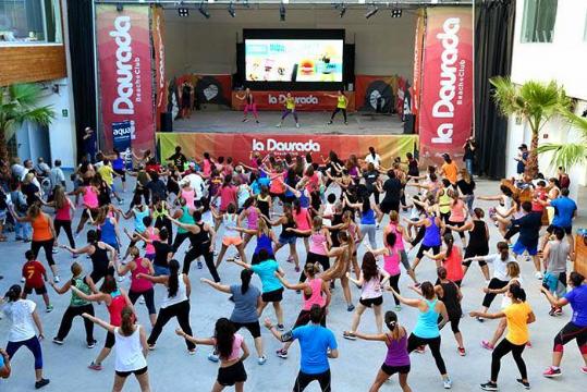 La festa del Fitness a La Daurada. La Daurada