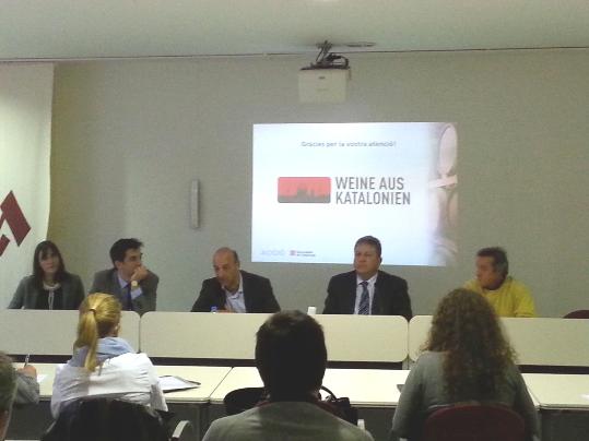 Ajuntament de Vilafranca. La Generalitat presenta a Vilafranca el programa de promoció dels vins i caves catalans a Alemanya