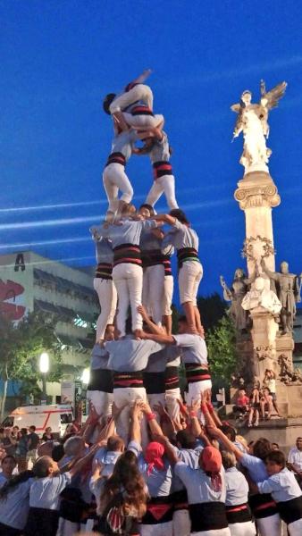 La Jove de Vilafranca celebra 5 anys, 5 castells, 5 places. Jove de Vilafranca