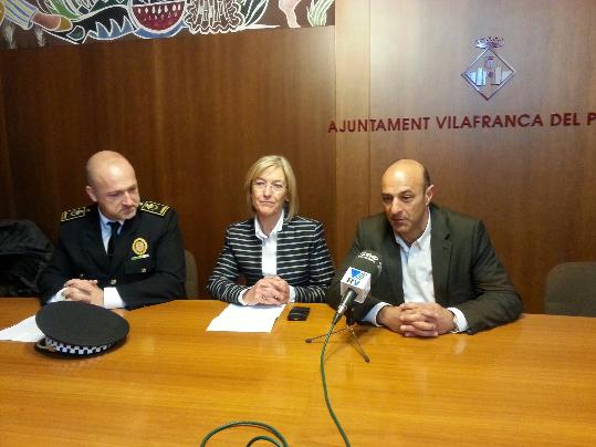 Ajuntament de Vilafranca. La Policia Local de Vilafranca obté el distintiu de Qualitat Turística