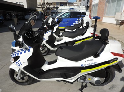 Ajuntament de Vilanova. La policia local de Vilanova estrena tres motos
