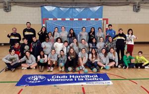 Eix. La selecció catalana amb jugadors del CHVNG