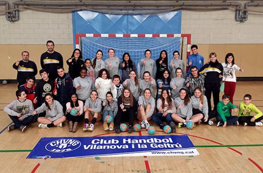 Eix. La selecció catalana amb jugadors del CHVNG
