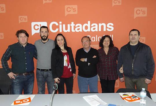 Eix. L'agrupació de Ciutadans (Cs) de Calafell ha renovat la seva junta executiva