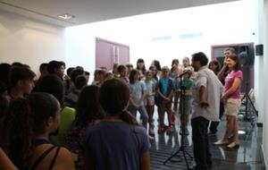 Ajuntament de Vilanova. L'alumnat de l'escola L'Arjau exposa al Centre d'Art Contemporani La Sala