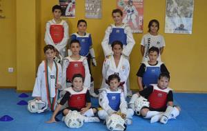 L'equip de Taekwondo la Lira Vendrellenca. Eix