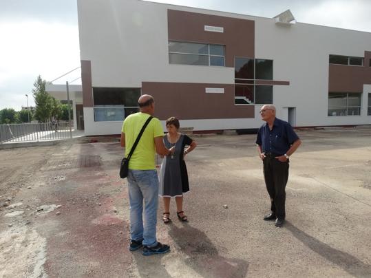 Les pistes de pàdel de Canyelles, a punt a finals d'agost. Ajuntament de Canyelles