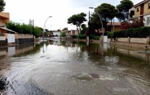 Les pluges del cap de setmana tornen a inundar Coma-ruga