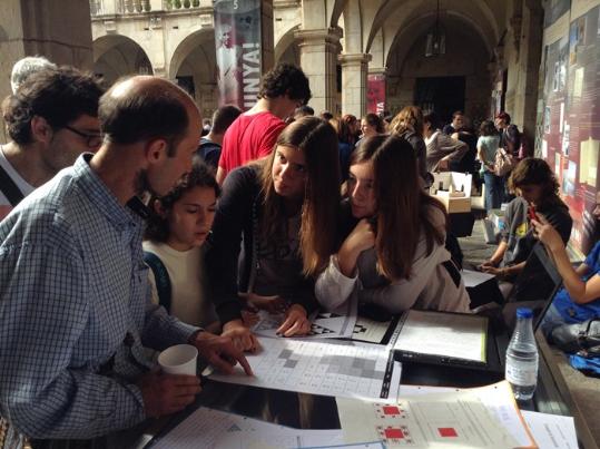 L'institut Baix a Mar de Vilanova, a la Jornada d'Ensenyament de les Matemàtiques. INS Baix a Mar