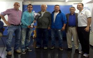 Eix. Lliurament de trofeus als millors equips de la Lliga 14-15