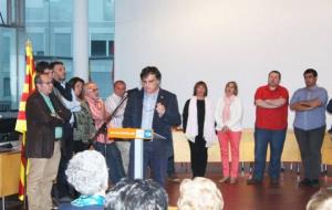 CiU-ViA. Lluís Giralt presenta una llista electoral representativa de la diversitat del municipi