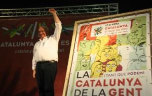 Lluís Rabell, a l'inici de la campanya. ACN