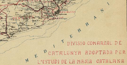 Eix. Mapa del Penedès